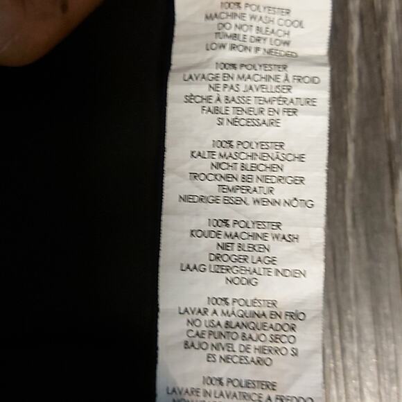 BooHoo Black Bow Sheer Dress  Poet Shirt 12  Classic Coquette Girl Minimalist - Picture 8 of 8